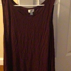 Burgundy Tank Top